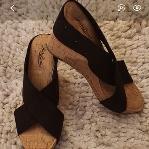 Lucky Brand Cork Wedges - Size 10